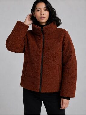 NVLT Vegan Down Berber Teddy Jacket